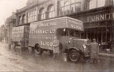 Henry Lyons delivery trucks 1930