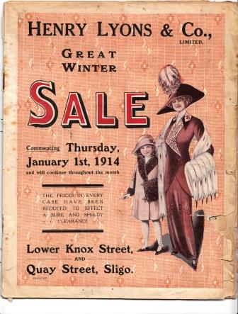 Henry Lyons Sligo Sales Brochure from 1914
